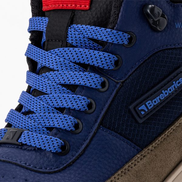 Zimné barefoot topánky Barebarics UrbanEdge - Dark Blue & Olive Brown