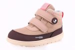 Detské zimné barefoot topánky Be Lenka Zippu Kids - Beige & Burgundy – Obrázok 2