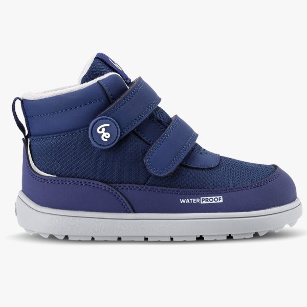 Detské zimné barefoot topánky Be Lenka Zippu Kids - Navy