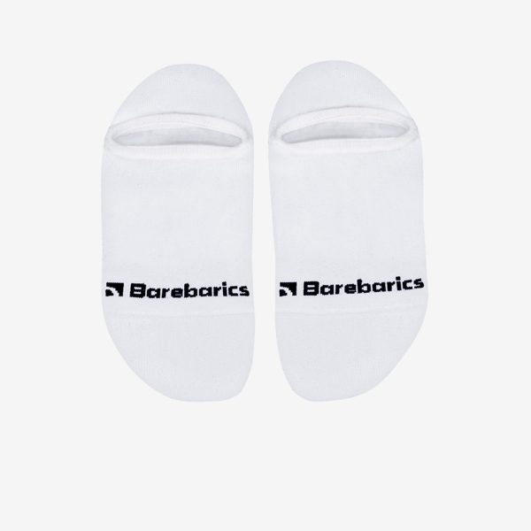 Barebarics - Barefoot Ponožky - Low-cut - White - 3 pack