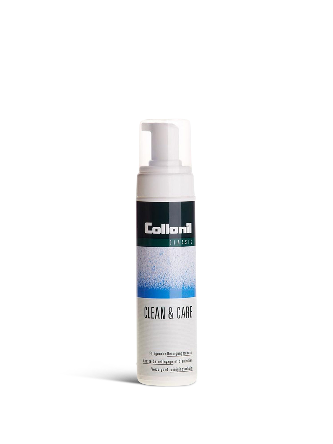 cistiaca-pena-collonil-clean-care-200-ml-95728 pedag Combi Set Univerzálna čistiaca pena 3 v 1 s hubkou na topánky – Obrázok 1