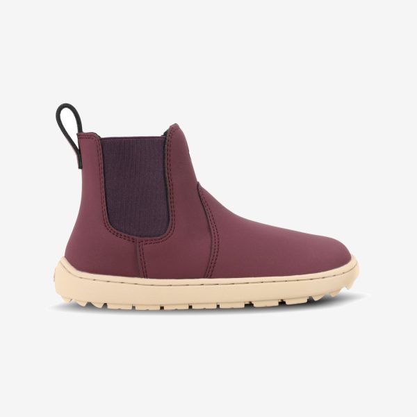 Detské barefoot chelsea čižmy Be Lenka Halla Kids - Burgundy