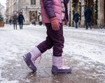 Detské barefoot snehule Be Lenka Snowfox Kids - Purple – Obrázok 2